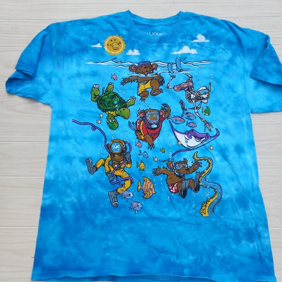 Grateful dead sea swimming tee shirt - Picture 3 of 8